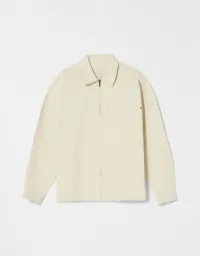Baumwolljacke mit Reißverschluss